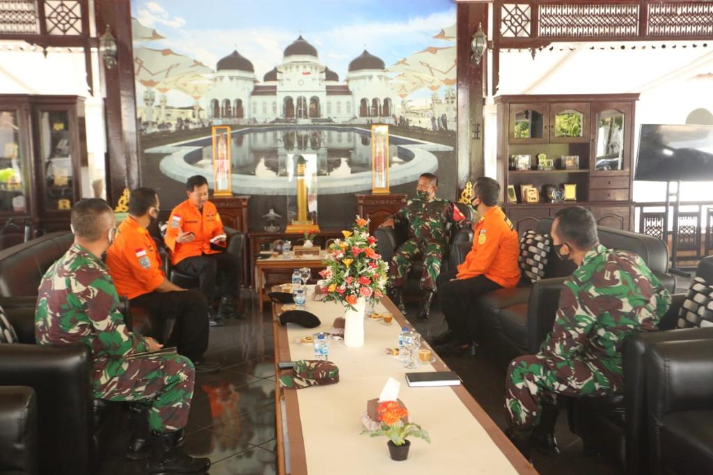 Pangdam Iskandar Muda Terima Audiensi Kepala Basarnas Banda Aceh
