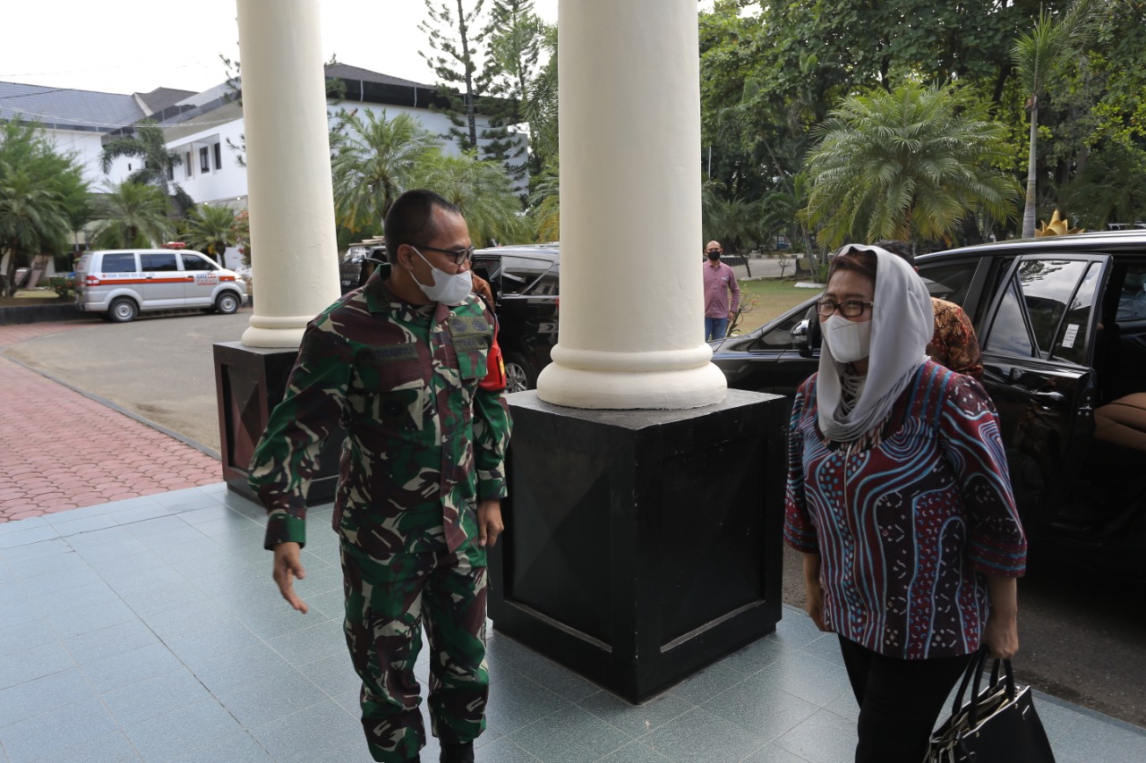 Kasdam IM Sambut Kunjungan Tim Deputi V Kantor Staf Presiden Republik Indonesia di Makodam IM