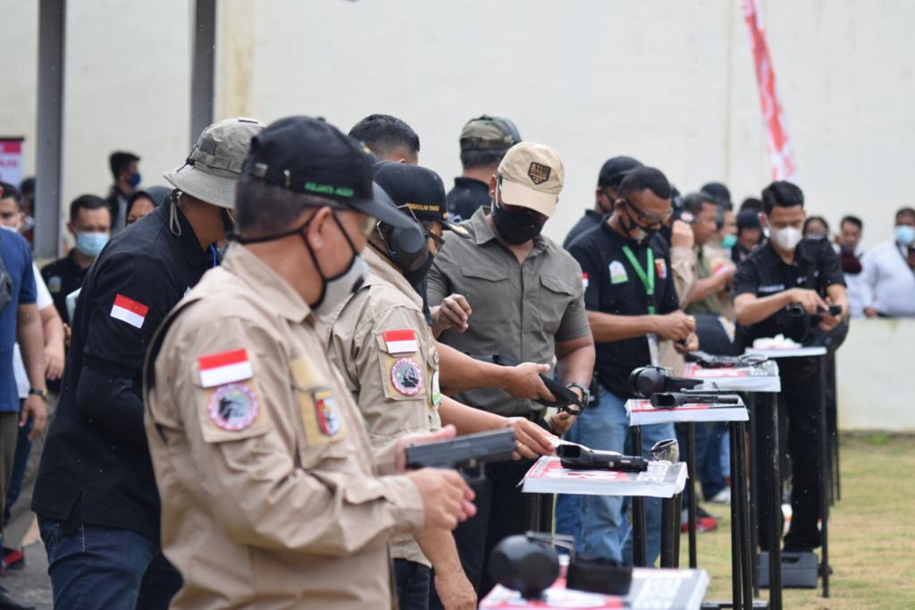 Kasdam IM Hadiri Pembukaan Kejuaraan Menembak Piala Gubernur Aceh, Pejabat Kodam IM Raih Juara