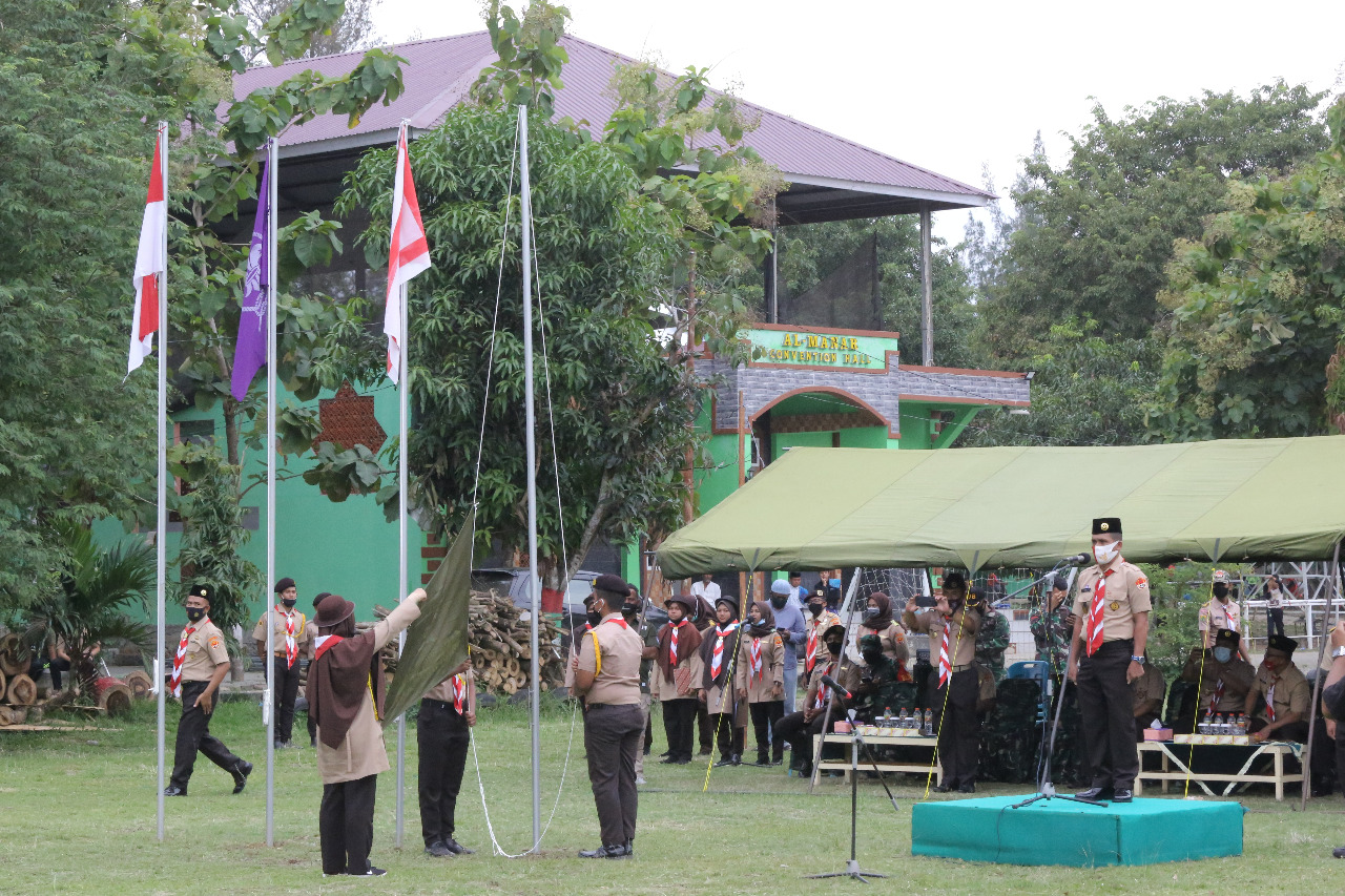 Kodam IM Gelar Perkemahan Pramuka Saka Wira Kartika Terpusat di Ponpes Al-Manar