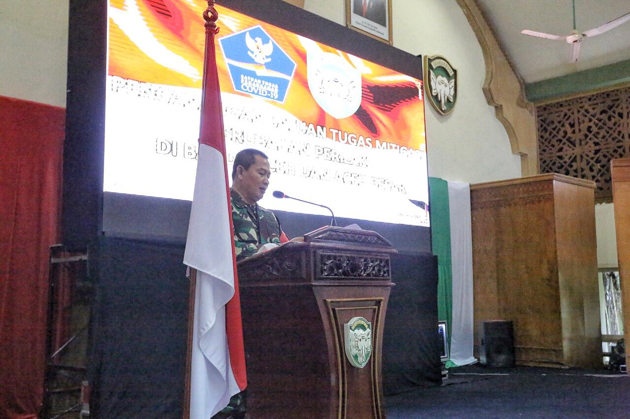 Kodam IM dan Satgas Penanganan Covid-19 Nasional Bentuk Satgas Relawan Perubahan Perilaku