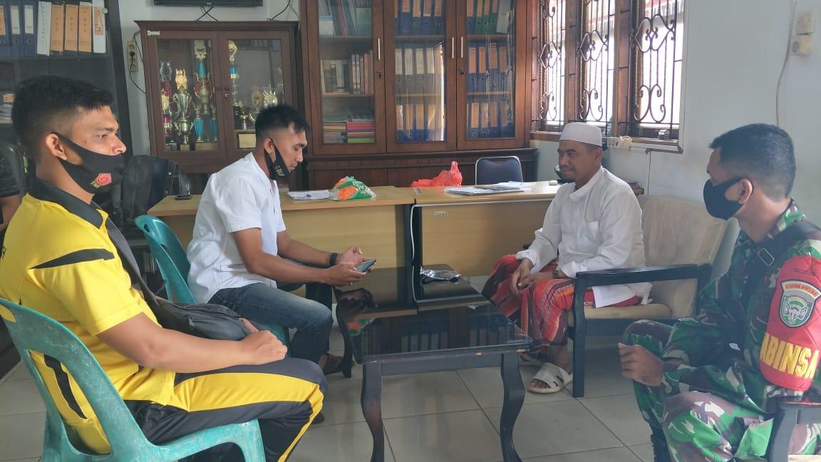 Babinsa dan Babinkamtibmas Silaturahmi Ke Dayah