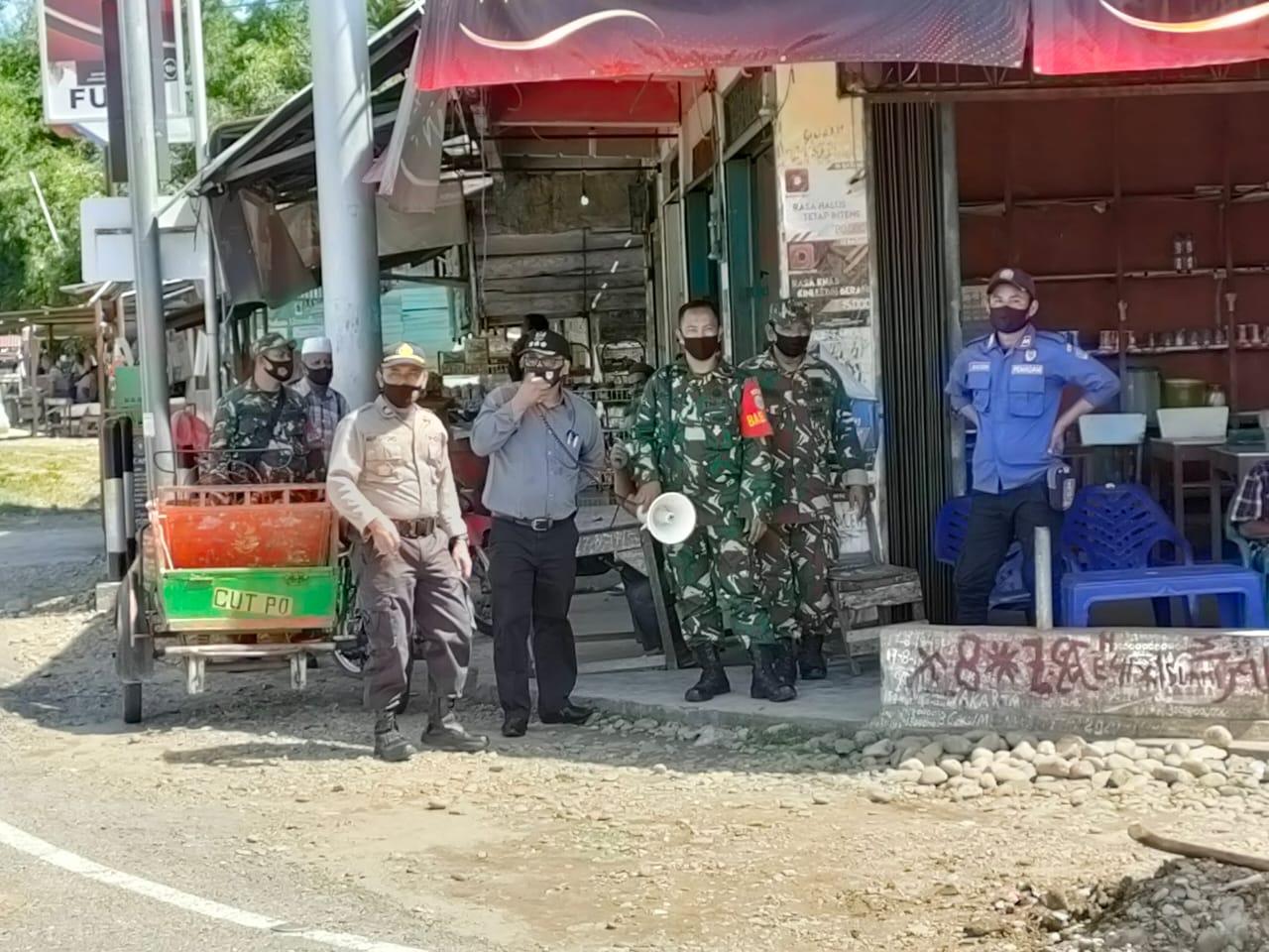 Tingkatkan Kedisiplinan Warga Menerapkan Protkes, TNI/Polri dan Muspika Kluet Utara Gencarkan Patroli Wilayah