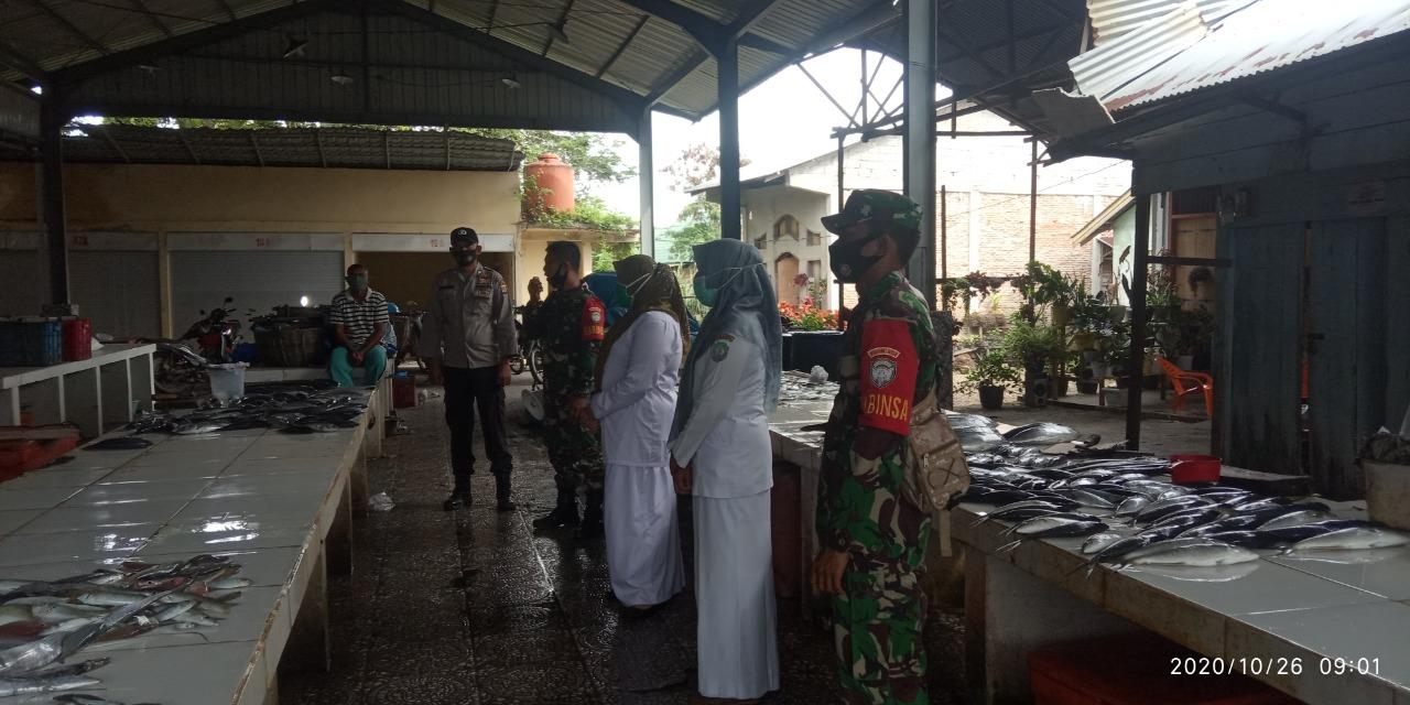 Kodim 0110/Abdya Gandeng Muspika Terapkan Prokes Diwilayah Binaan