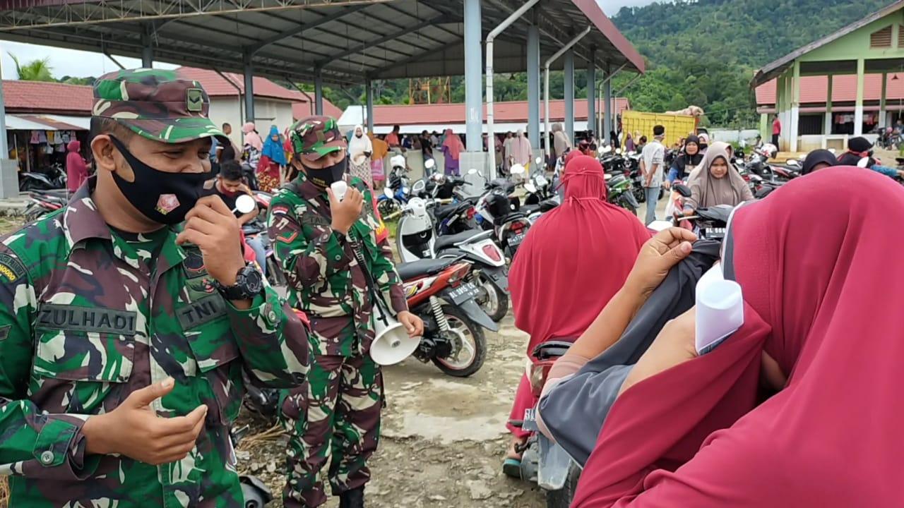 Tepis Rantai Penyebaran Covid 19, Satgas Covid 19 Kodim 0110/Abdya Budayakan Patroli Dan Sosialisasi