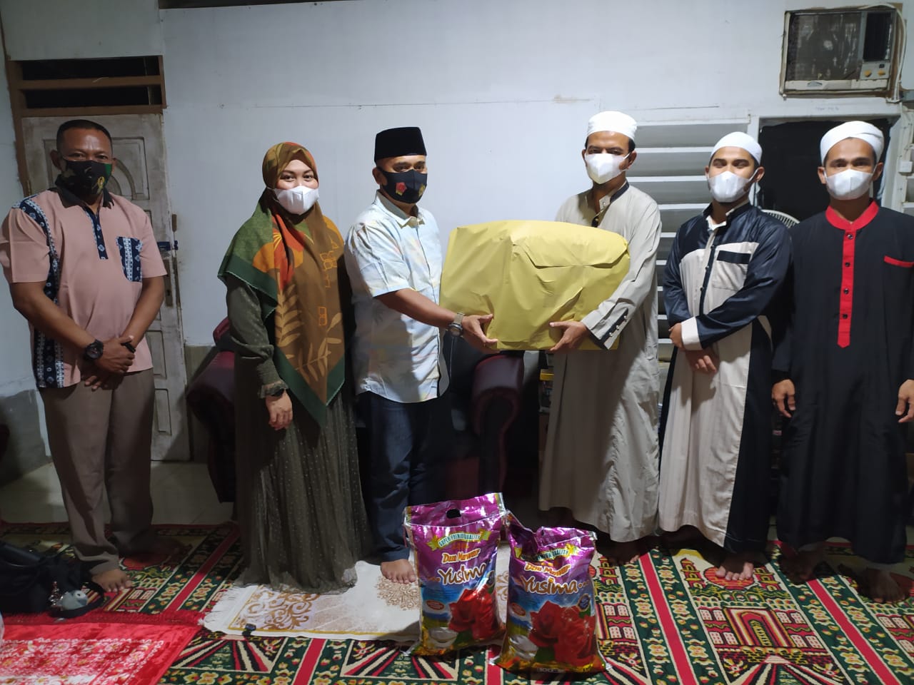 Silahturahmi Dandim 0115/Simeulue & Ketua Persit KCK cabang XXXIII  di pondok pusantren Al-Fatah