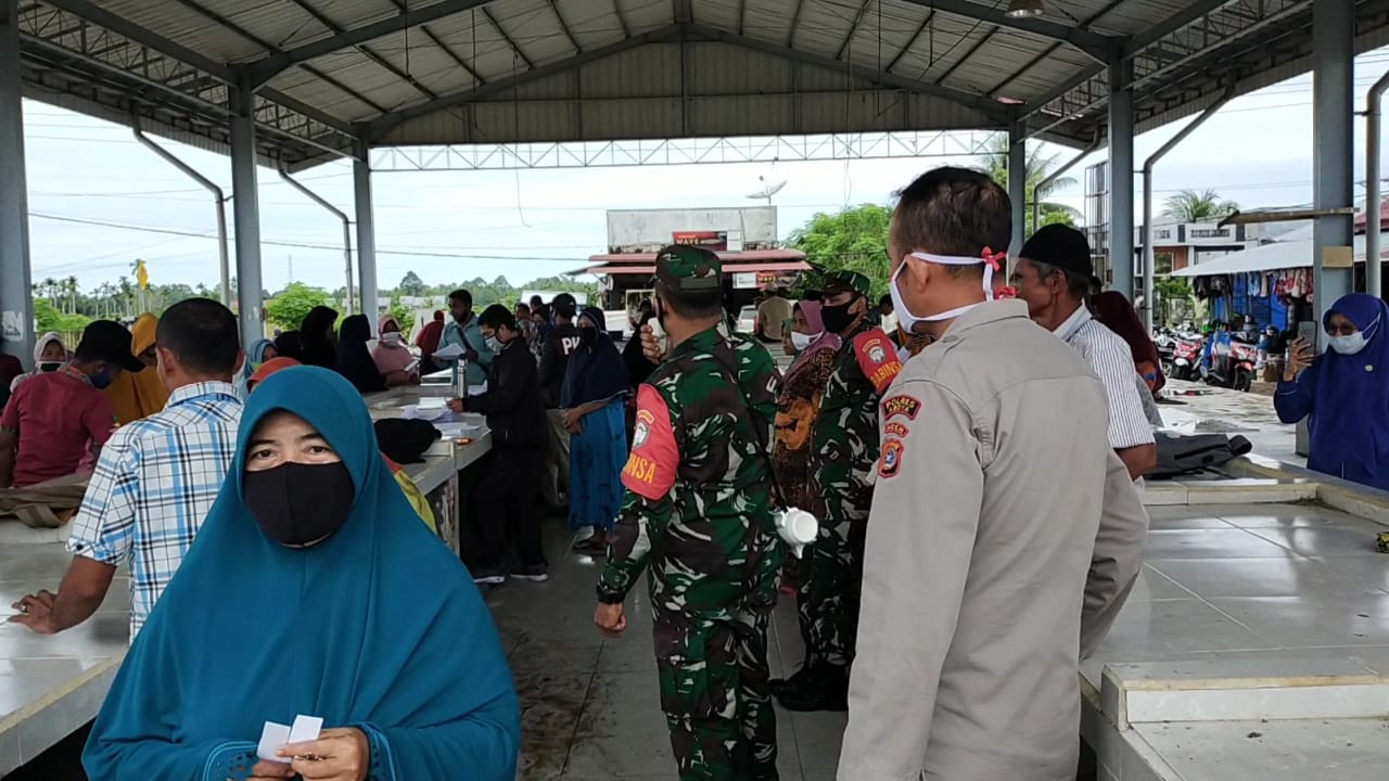 Cegah Dan Tangkal Mata Rantai Penyebaran Virus Corona, Satgas Covid 19 Kodim 0110/Abdya Terus Lakukan Sosialisasi Pendisiplinan Protokol Kesehatan