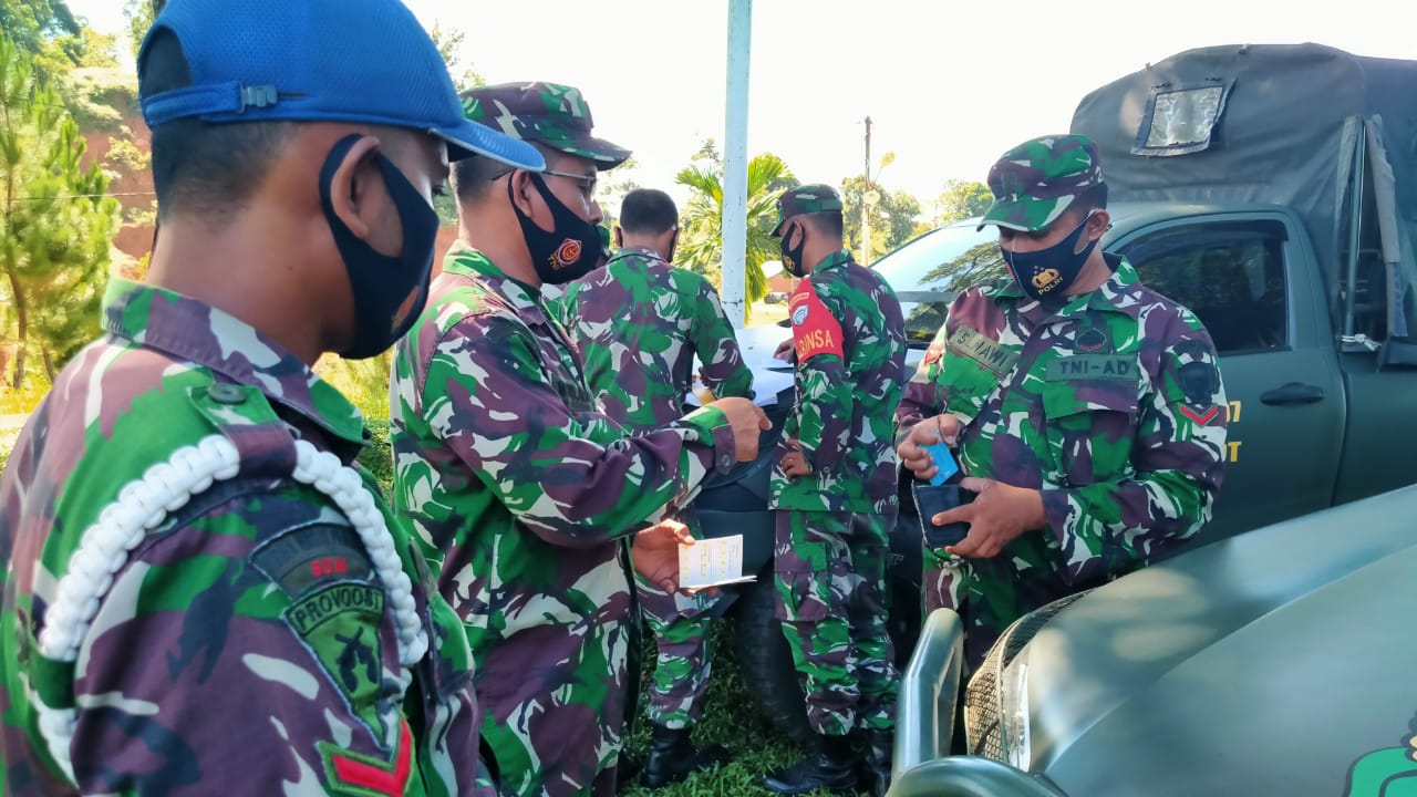 Wujudkan Tertib Administrasi , Kodim 0110/Abdya Gelar Kegiatan Pemeriksaan Kenderaan Dinas