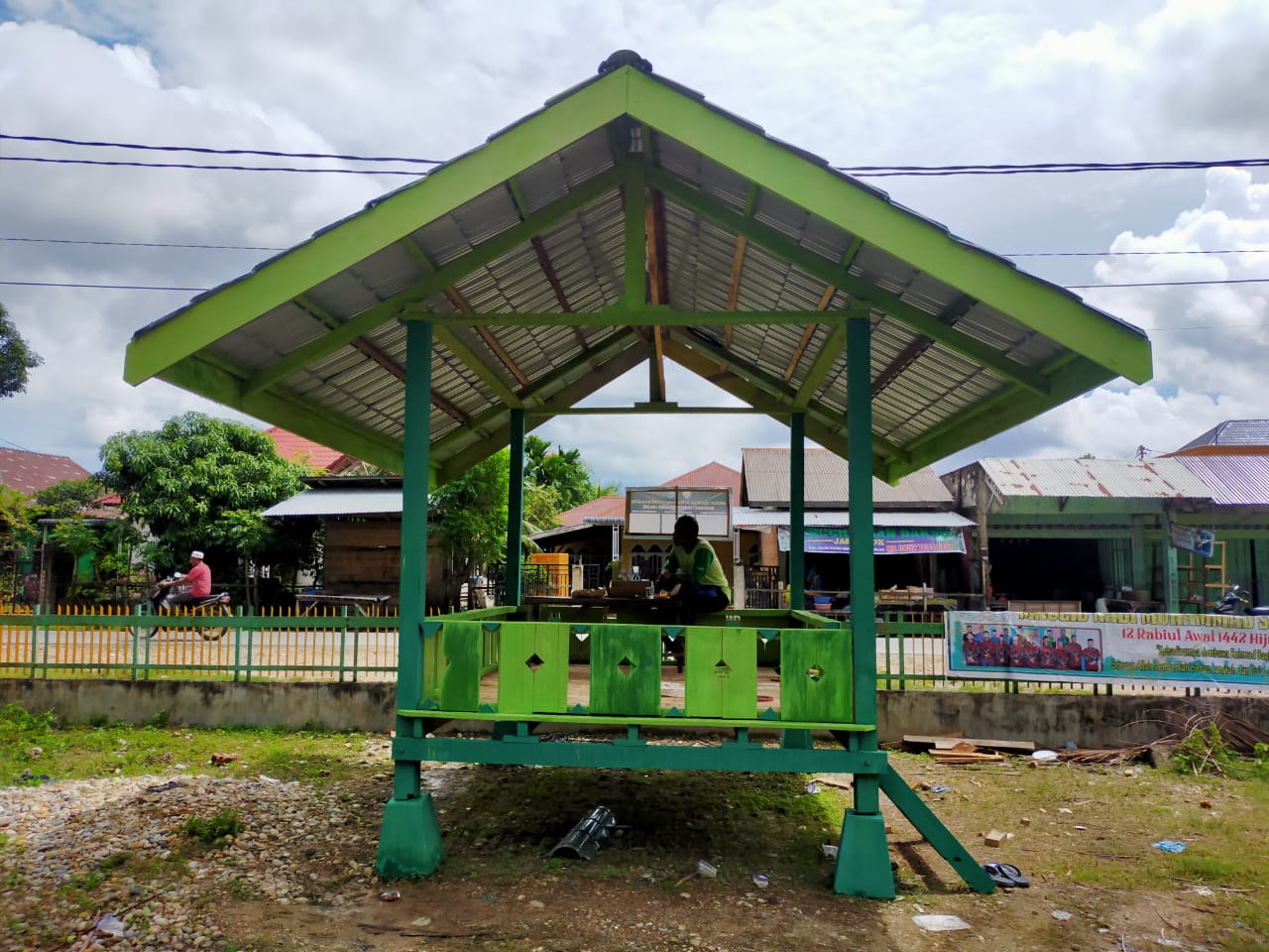 Peduli Pendidikan, Binter Terpadu Kodim Aceh Timur Juga Bangun Rumah On Line