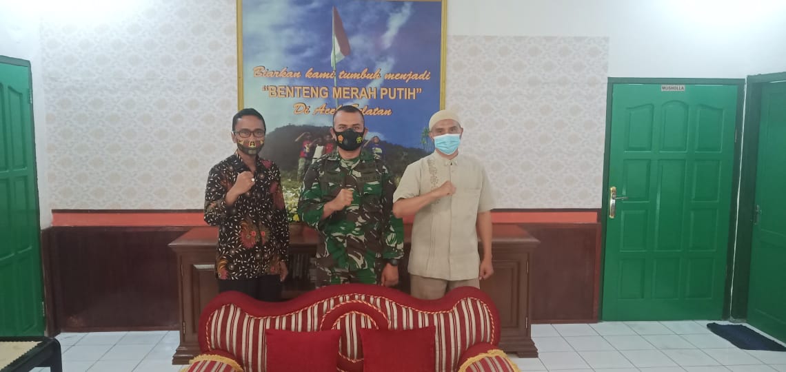 Pererat Silaturrahmi, Dandim Aceh Selatan Temu Ramah Dengan Dua Pimpinan Lembaga Pendidikan Tinggi Aceh Selatan