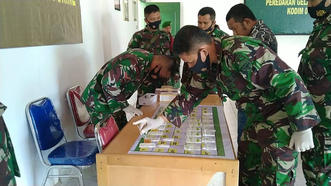 PASTIKAN PRAJURIT BERSIH DARI PENGARUH NARKOBA, KODIM 0110/ABDYA GELAR KEGIATAN P4GN TW IV TAHUN 2020