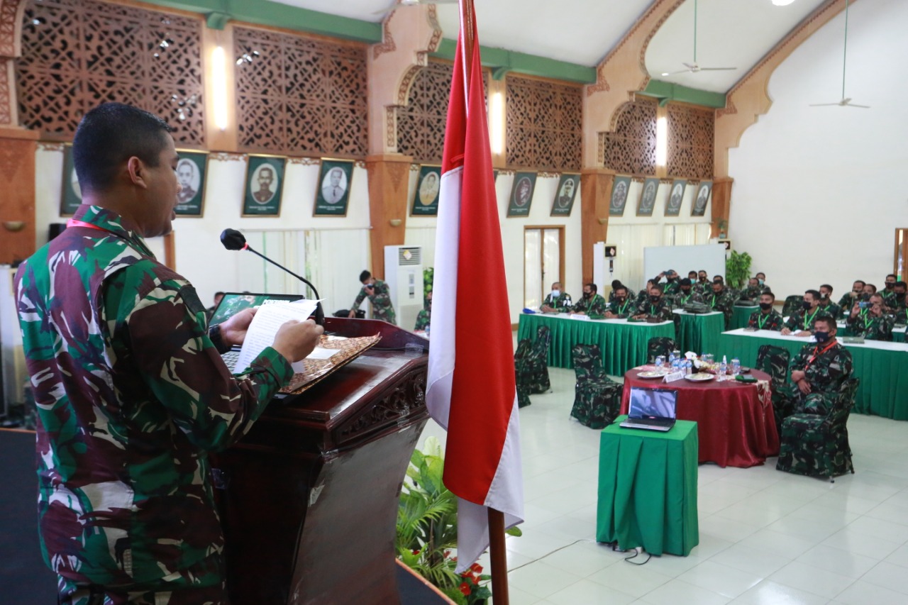 Kodam IM Gelar Rapat Evaluasi Program Kerja dan Anggaran Bidang Teritorial