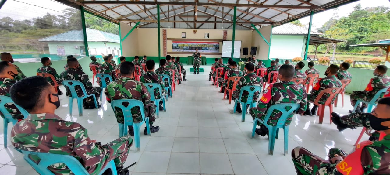 Sosialisasi peran babinsa dalam mendukung Vaksinasi covid-19 di wilayah kodim 0115/Simeulue