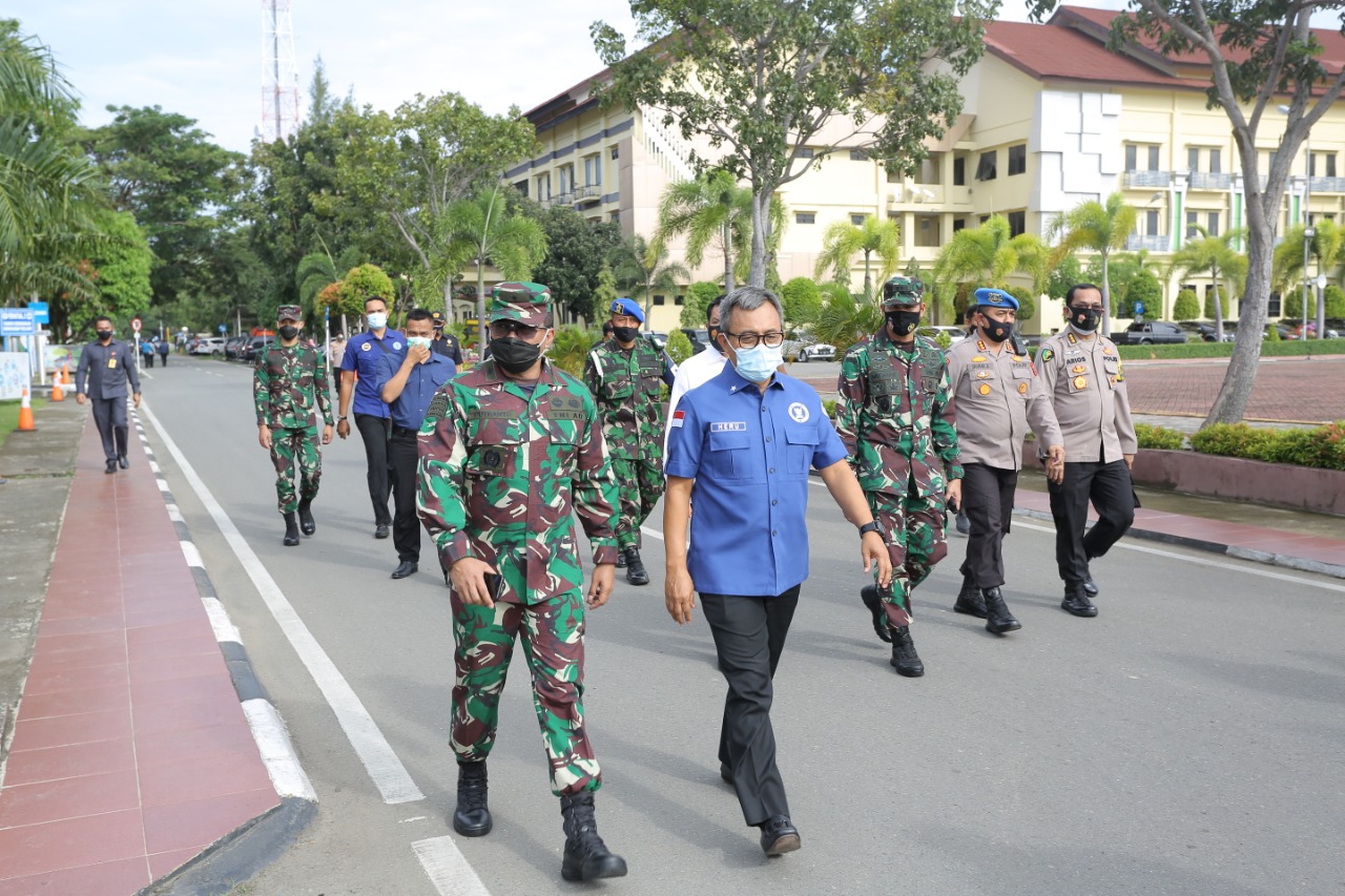 Kasdam IM Hadiri Press Conference di Polda Aceh