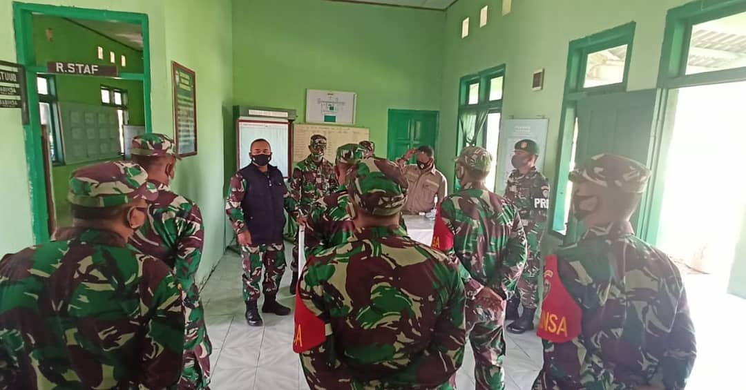 Dandim 0115/Simeulue sidak tes urin dadakan di Koramil 06/Teluk dalam