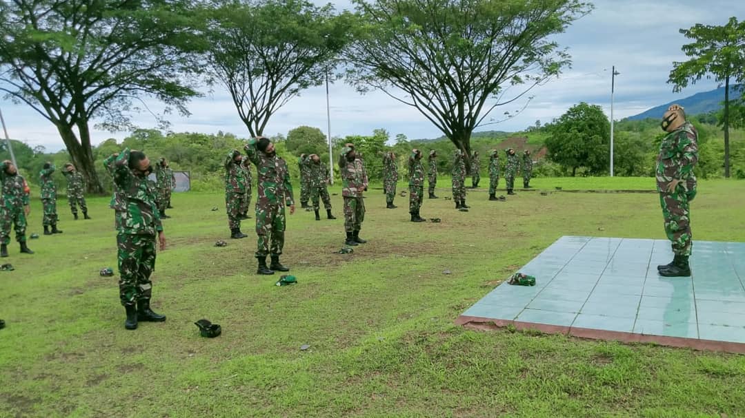 JAGA IMUNITAS TUBUH DAN KESEHATAN,PRAJURIT KODIM ABDYA GELAR SENAM KERJA