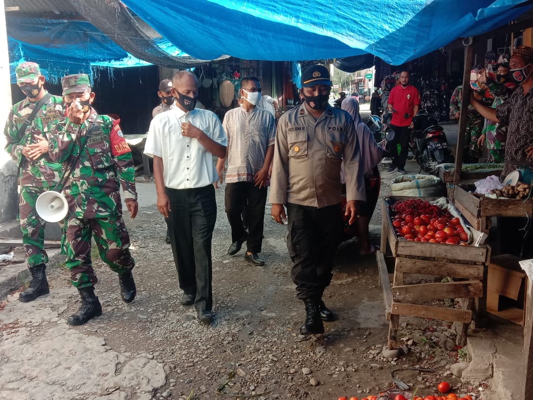 Virus Corona Belum Berkahir, Anggota Koramil 06anggeng Soialisasikan Protkes