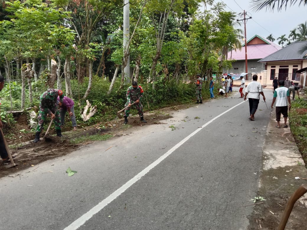 Kepedulian Koramil 20/Bandar Dua Babinsa Kepada Wilayah Binaanya