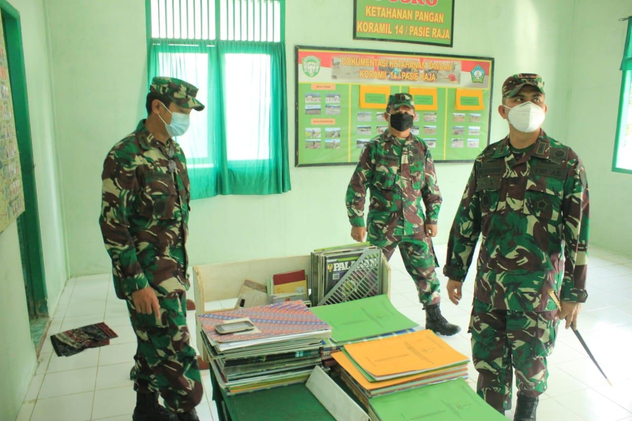 Kunjungi Koramil Jajaran Kodim 0107/Aceh Selatan, Ini Pesan dan Harapan Tim Wasbinsat Kodam IM Kepada Prajurit