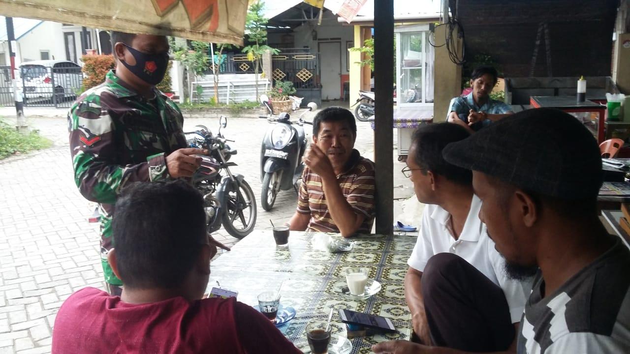 Komsos Babinsa Kopda Rinto Kurniawan Saputra