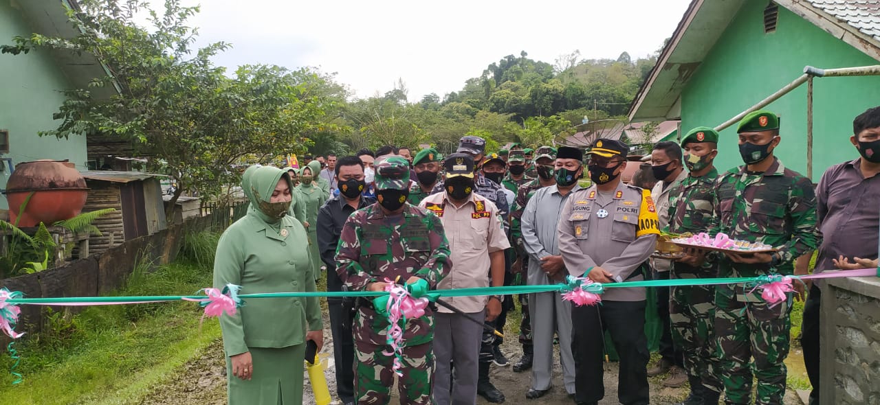 Dandim Resmikan lapangan tembak Wirasaka Kodim 0115/Simeulue