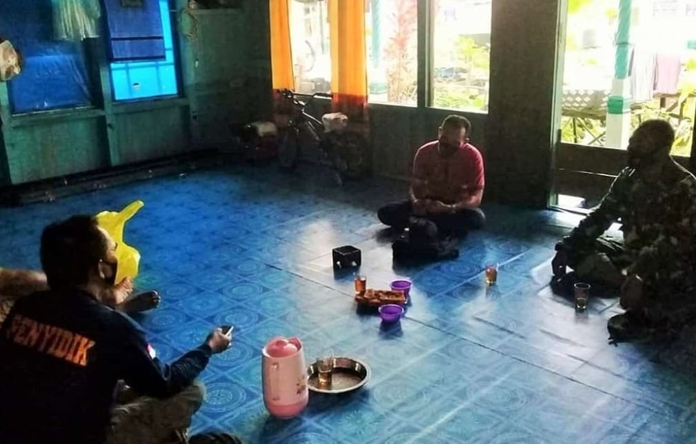 Wujud Perhatian Kepada Warga Binaan, Babinsa Sambangi Rumah Duka