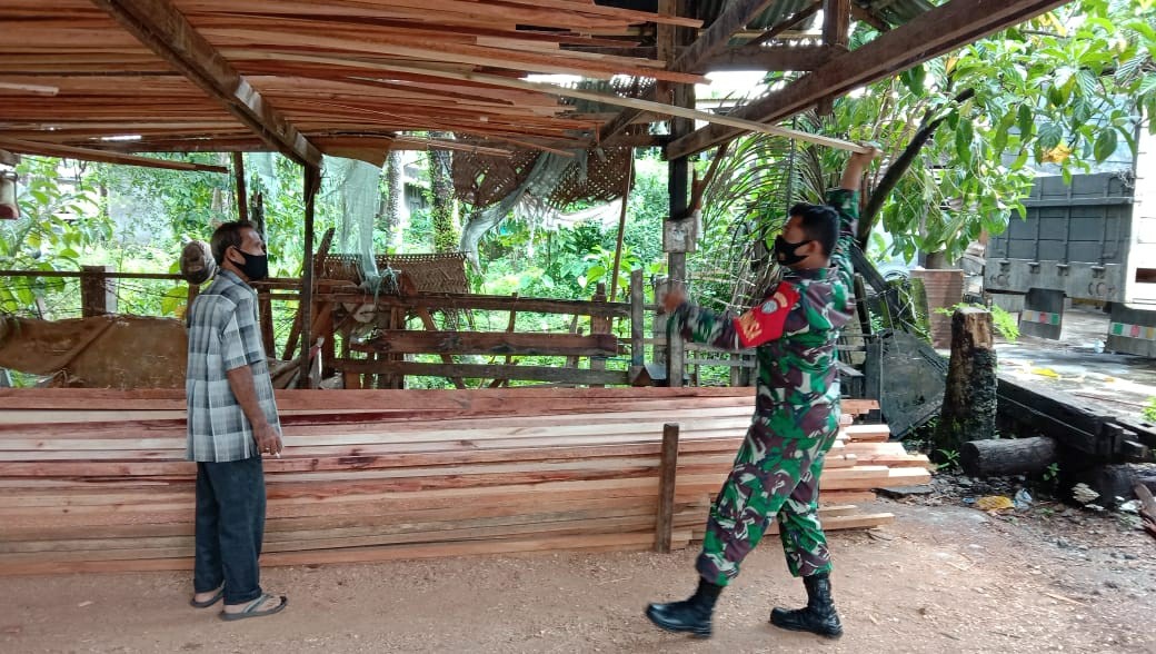 Tanpa Mengenal Waktu, Babinsa Selalu Aktiv Diwilayah Binaan