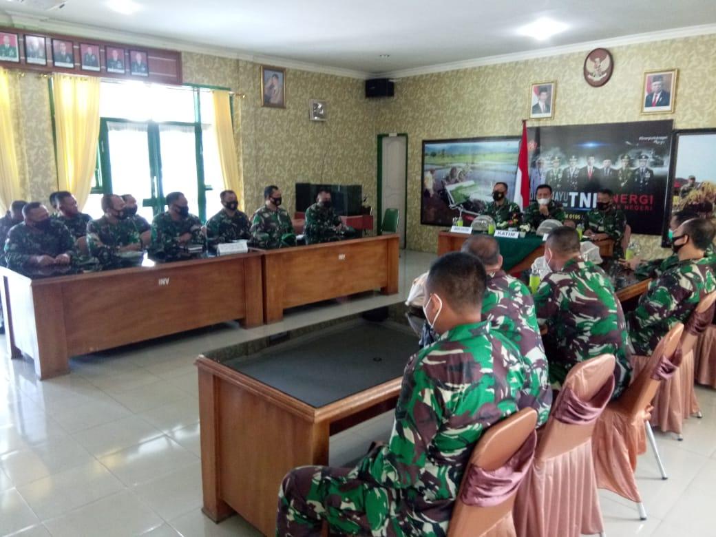 Kunjungan Tim Wasrik Irdam IM Ke  Kodim 0106 Aceh Tengah