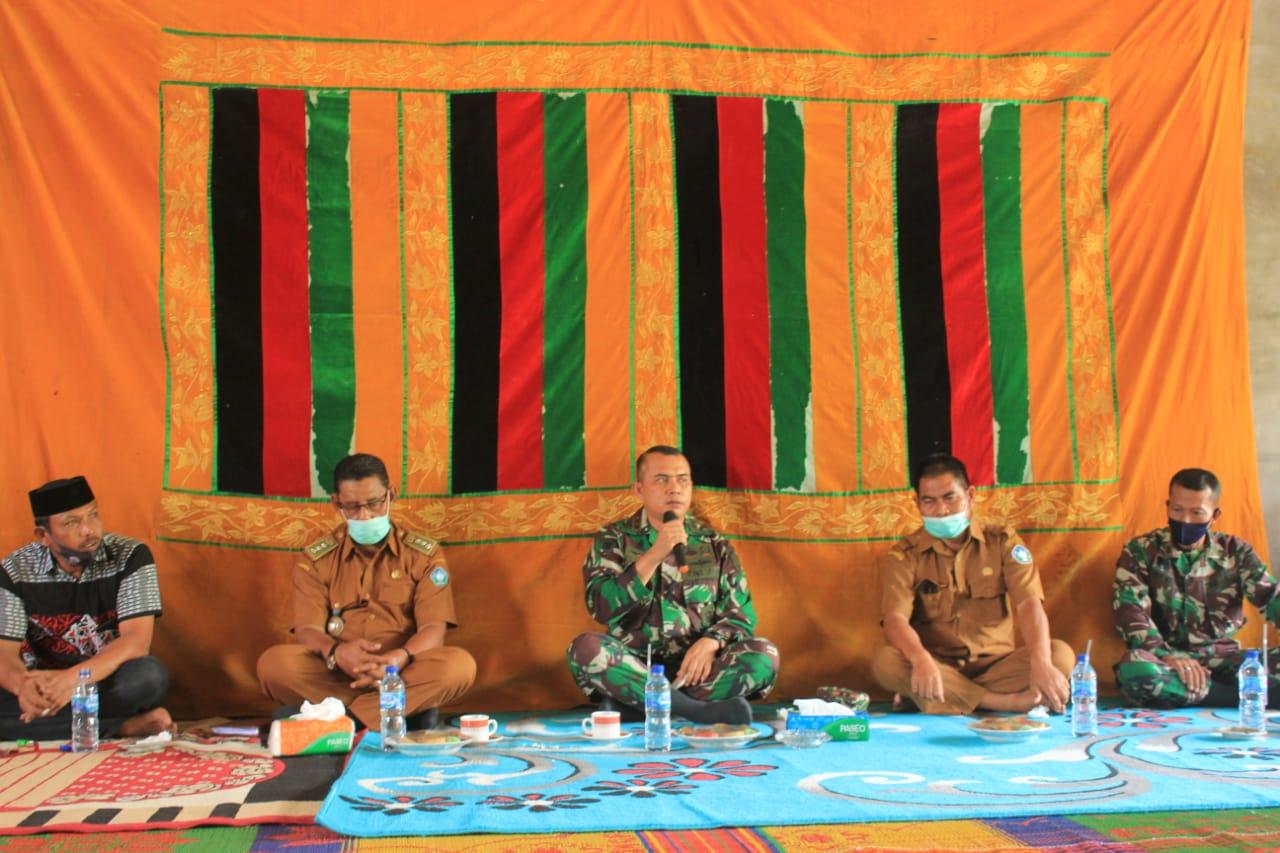 Gelaran TMMD ke 110 Kodim 0107/Aceh Selatan Mendapat Dukungan Penuh Dari Pemdes dan Masyarakat Krueng Kluet