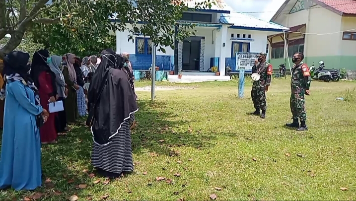 Peran Aktiv Posramil 09/Lembah Sabil Dalam Memutus Mata Rantai Penyebaran Virus Corona