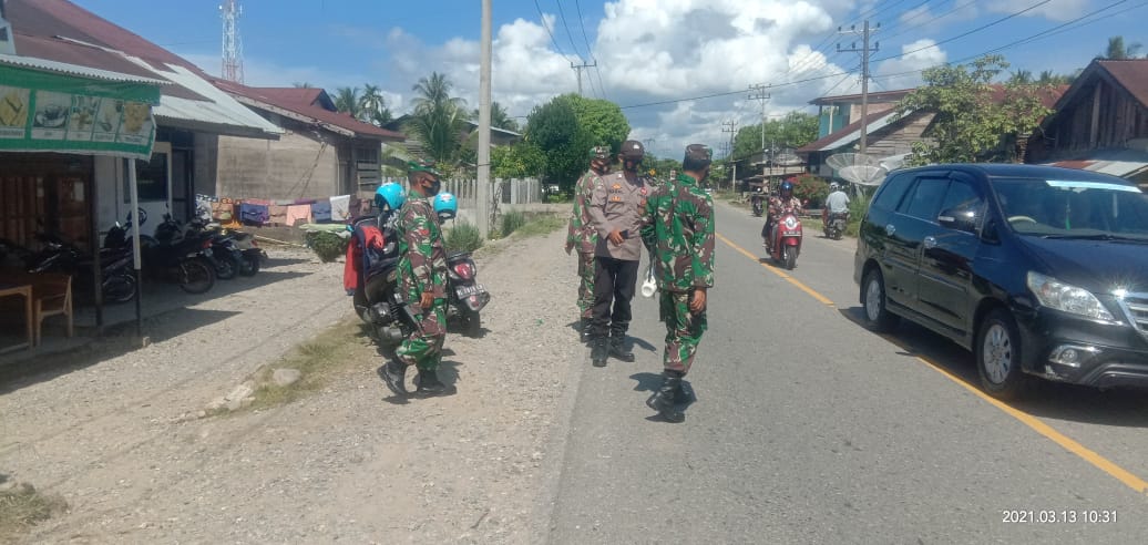 WABAH COVID 19 DAPAT KITA CEGAH DENGAN TAAT DAN PATUH PROTKES, KORAMIL 03/JEUMPA GELAR SOSIALISASI