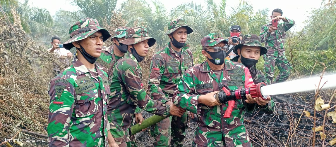 Dandim Aceh Barat : 80 Persen Kabakaran Lahan Gambut Sudah Berhasil Kita Padamkan