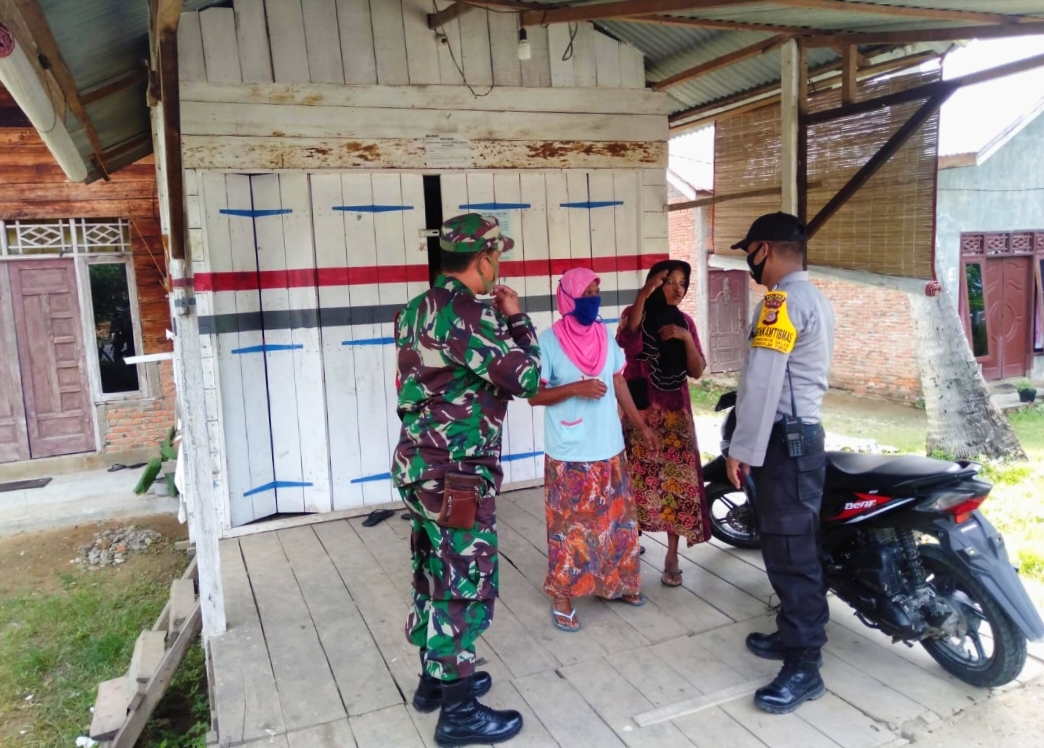 Bawa Spanduk, Tiga Pilar Gencarkan Patroli Protokol Kesehatan