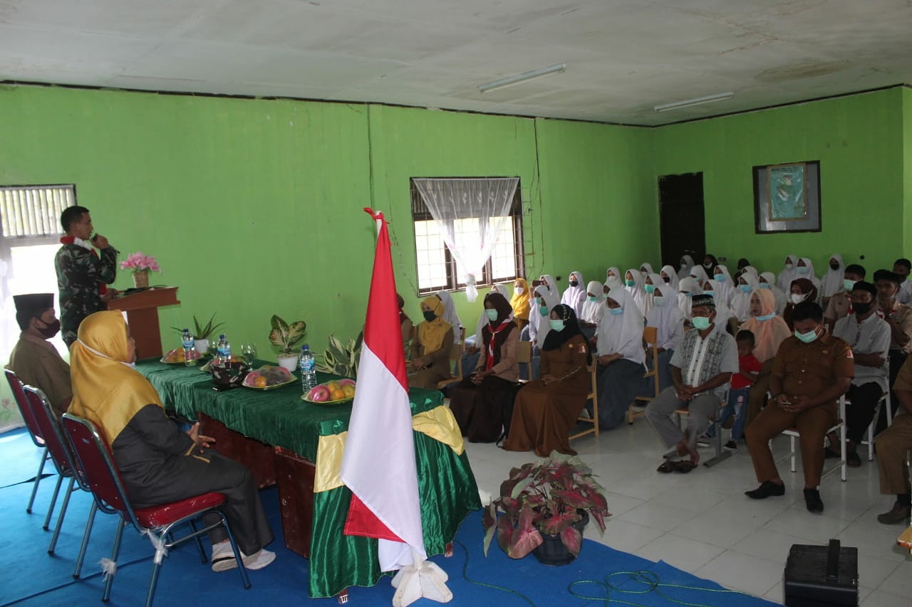 Kasdim 0116/Nagan Raya Berikan pembekalan Wawasan Kebangsaan kepada Siswa Siswi
