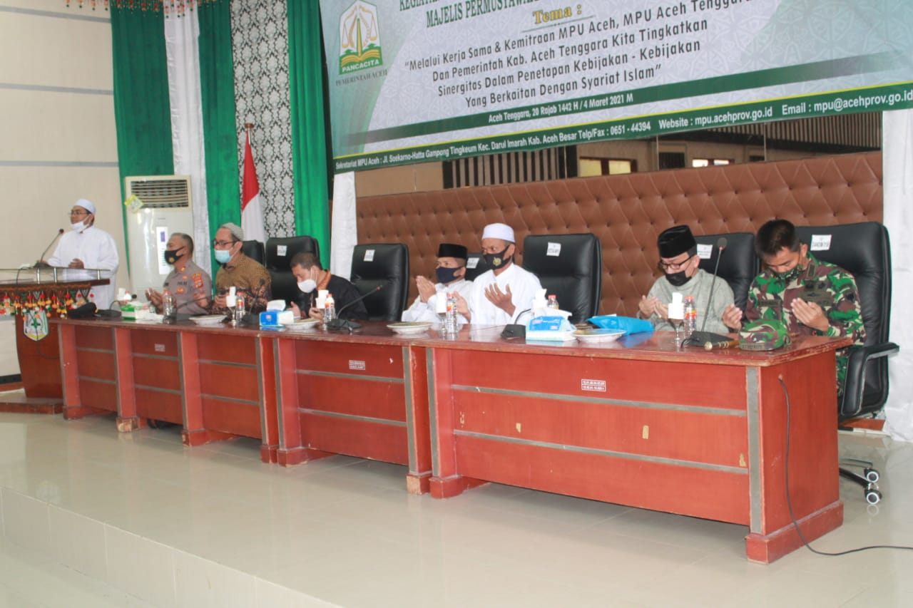 Dandim Ikuti Pembukaan Kegiatan Eksistensi Peran Ulama Dalam Pembangunan Permusyawaratan Ulama Aceh