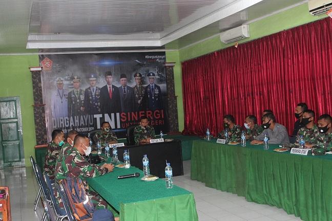 Tim Post Audit Itdam IM Berkunjung Ke Kodim 0116/Nagan Raya