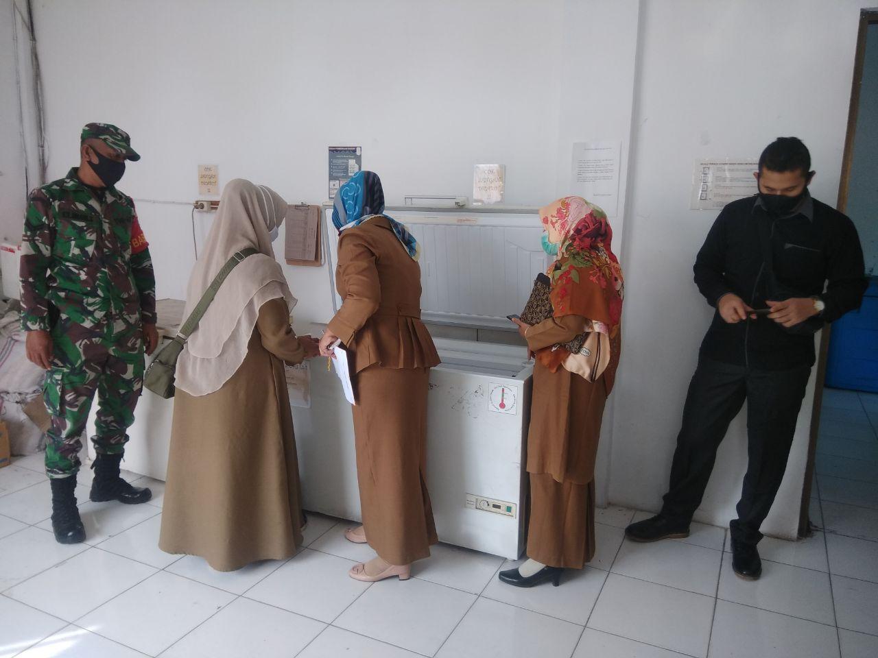 Yakinkan Vaksin Sinovac Tetap Aman, TNI Dan Dinas Terkait Lakukan Pengamanan Secara Ketat