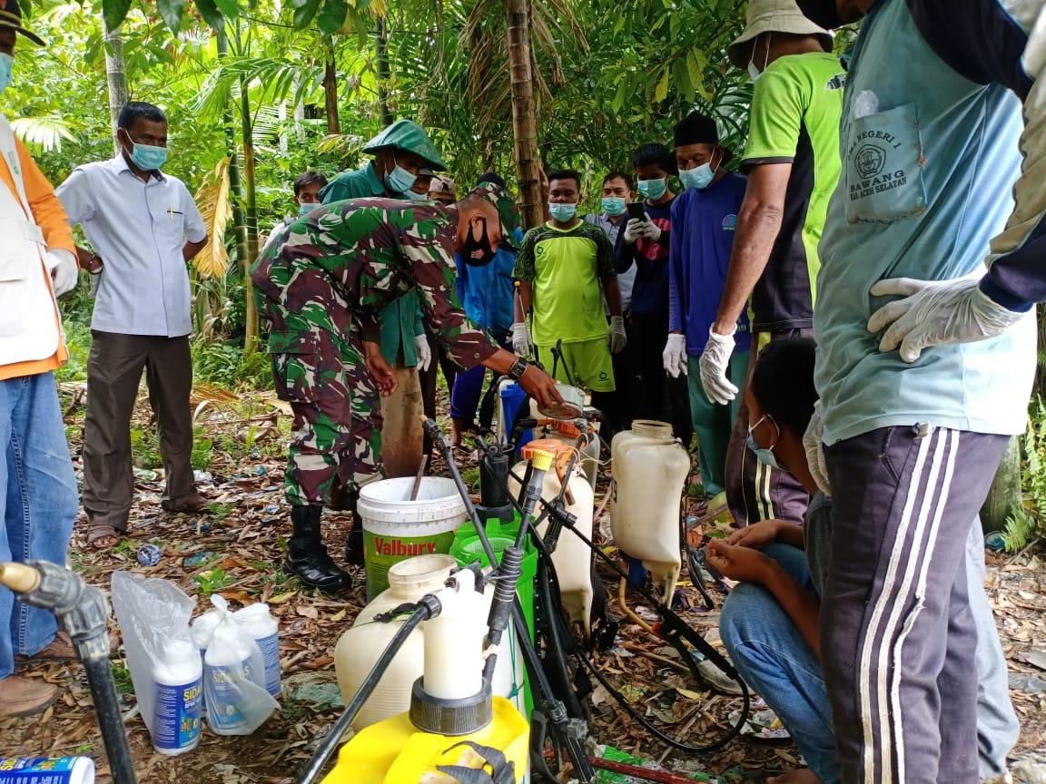 Komsos Penyuluhan Ketahanan Pangan Kodim 0107/Aceh Selatan