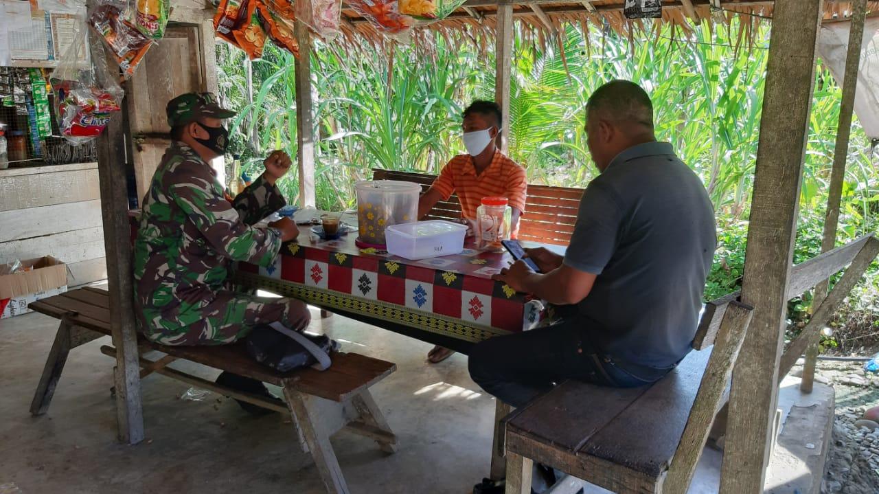 Serda Hanang Himbau Pemuda Desa Binaan Patuhi Prokes Covid-19