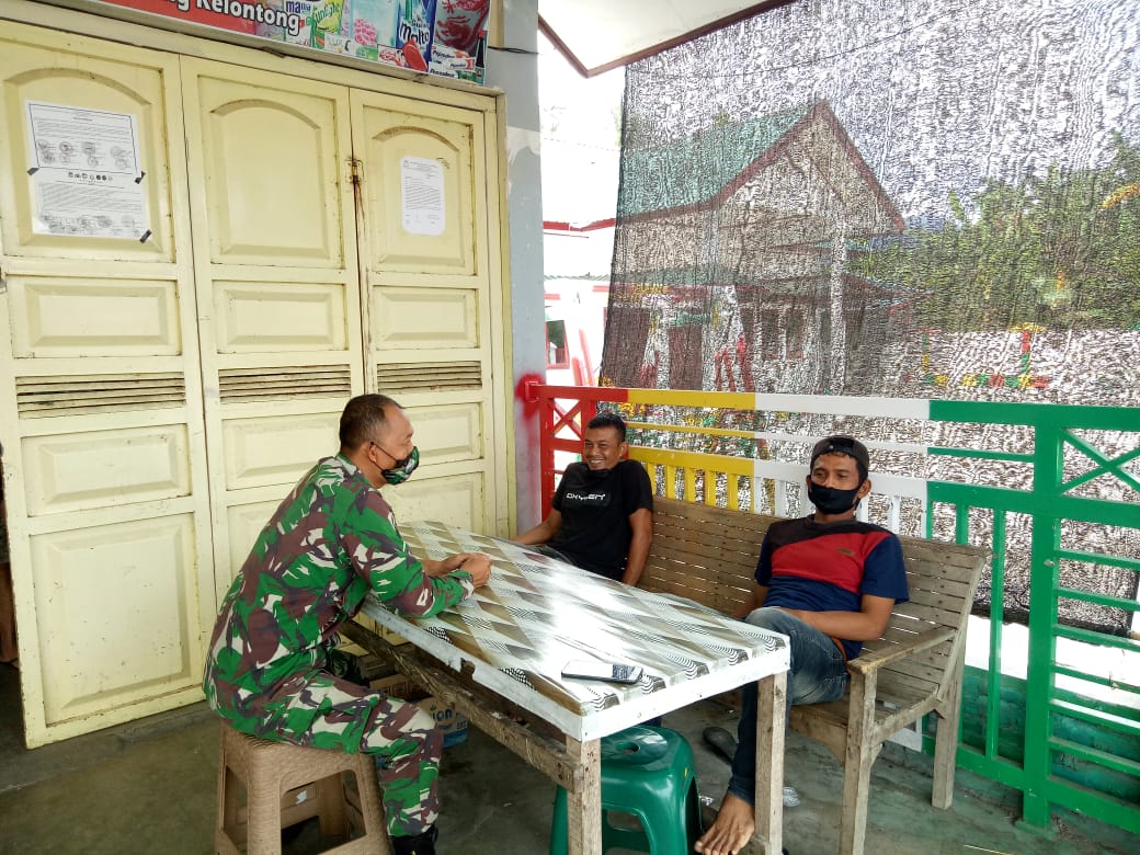 Bulan Ramadhan Tidak Surutkan Kegiatan Komsos Babinsa Sertu Dedy Saputra