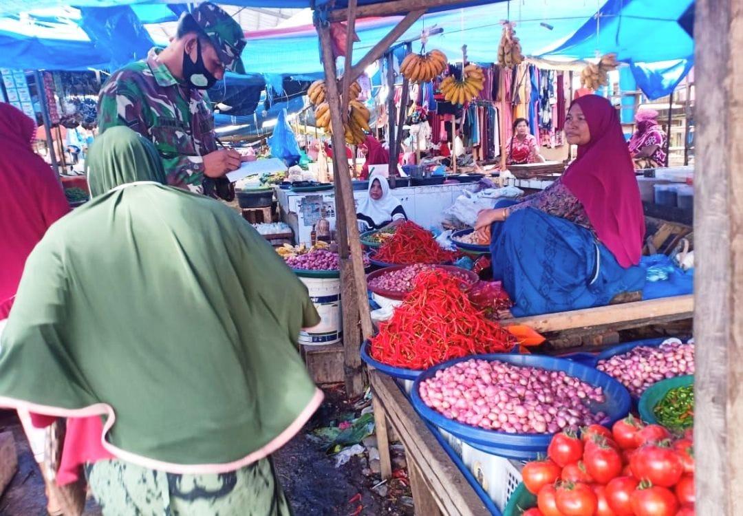 Cek Sembako, Serda Darwin Data Harga