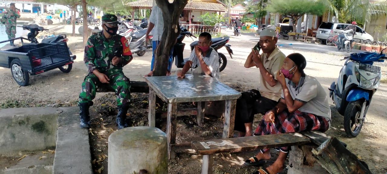 Tingkatkan Keamanan Wilayah dan Jalin Silaturrahmi Dengan Warga, Babinsa Koramil 04/Sawang Anjangsana ke Wilayah Binaan