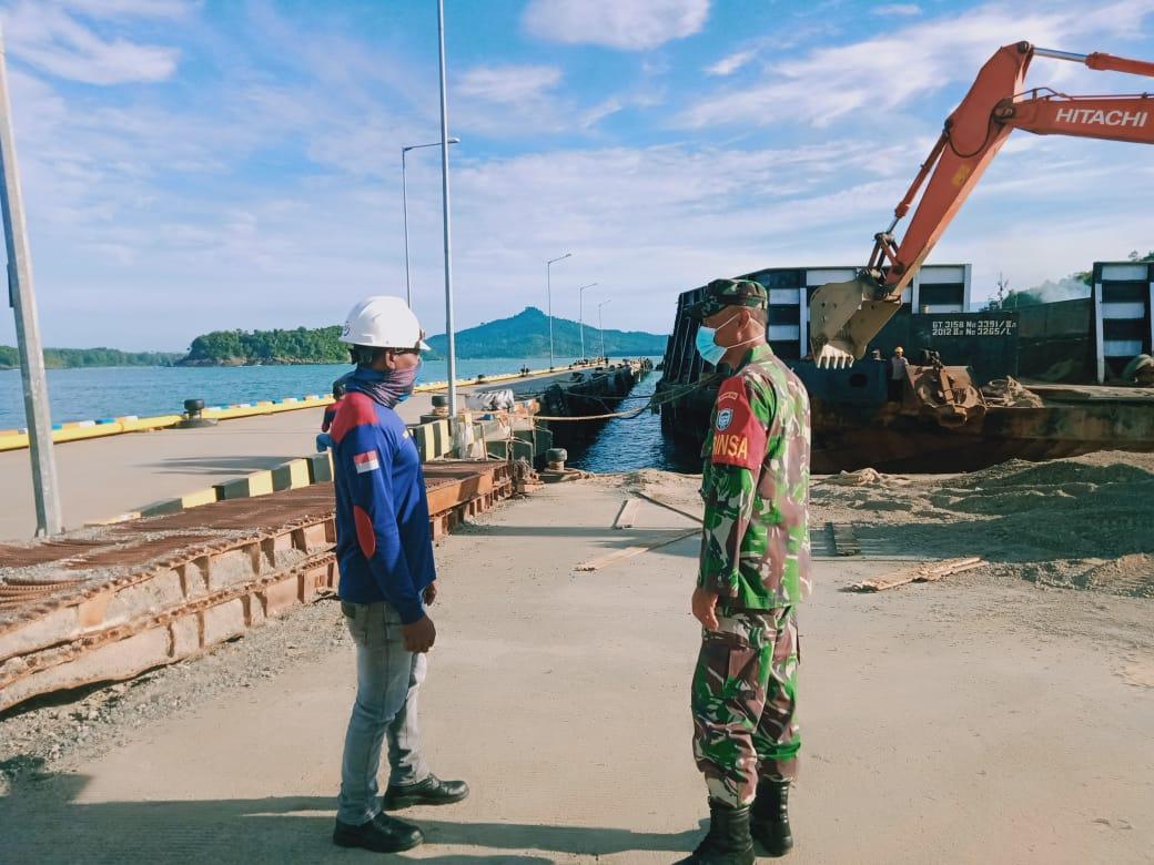 Babinsa Calang Himbau Warga Jaga Keselamatan Dalam Bekerja