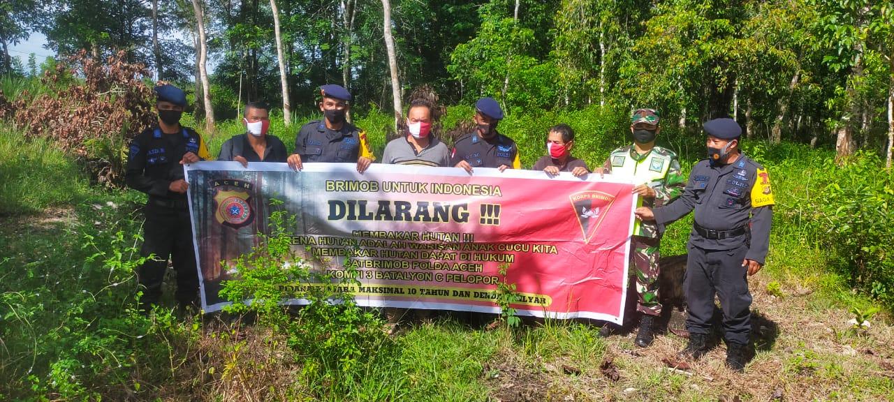 Posramil Suka Makmue Laksanakan Apel Gabungan Antisipasi terjadinya Karhutla