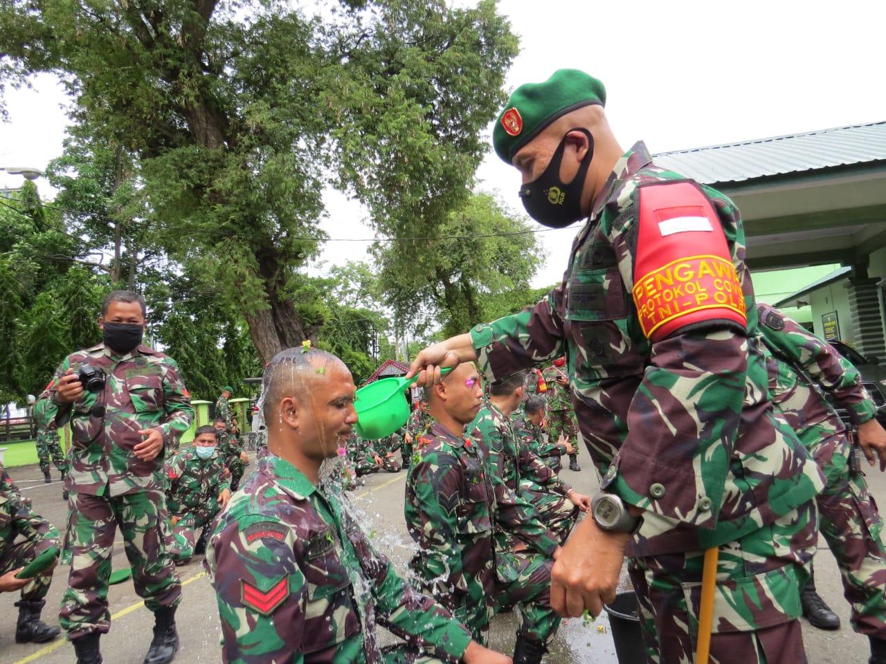 Periode 1 April 2021, 51 Orang Prajurit Kodim 0101/BS Memperoleh Kenaikan Pangkat