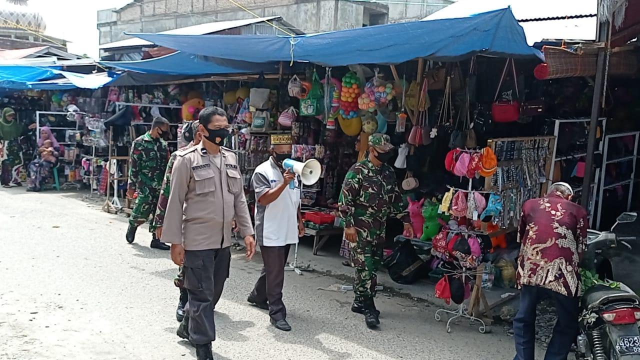 Tiga Pilar Kluet Utara Terus Laksanakan Sosialisasi, Pembinaan dan Pendisiplinan Protkes