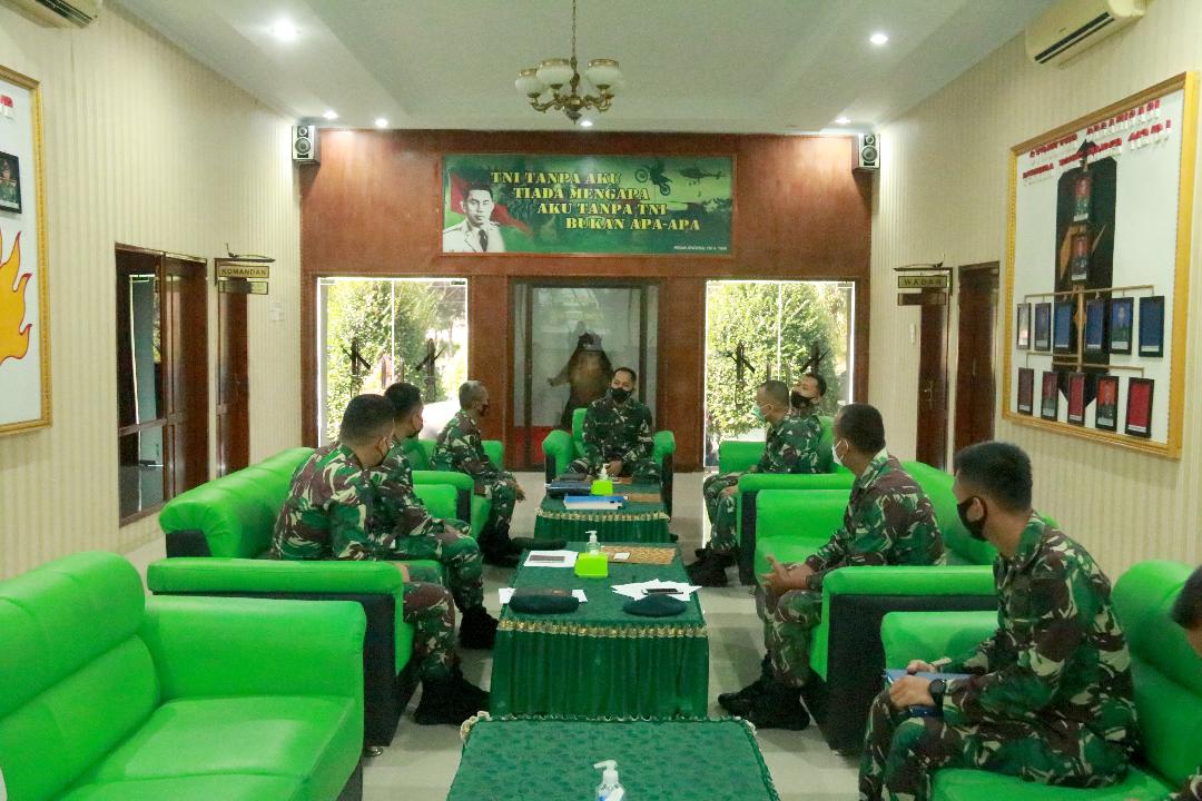 YONIF RAIDER 112/DJ MENERIMA KUNJUNGAN TIM DALPROGGAR