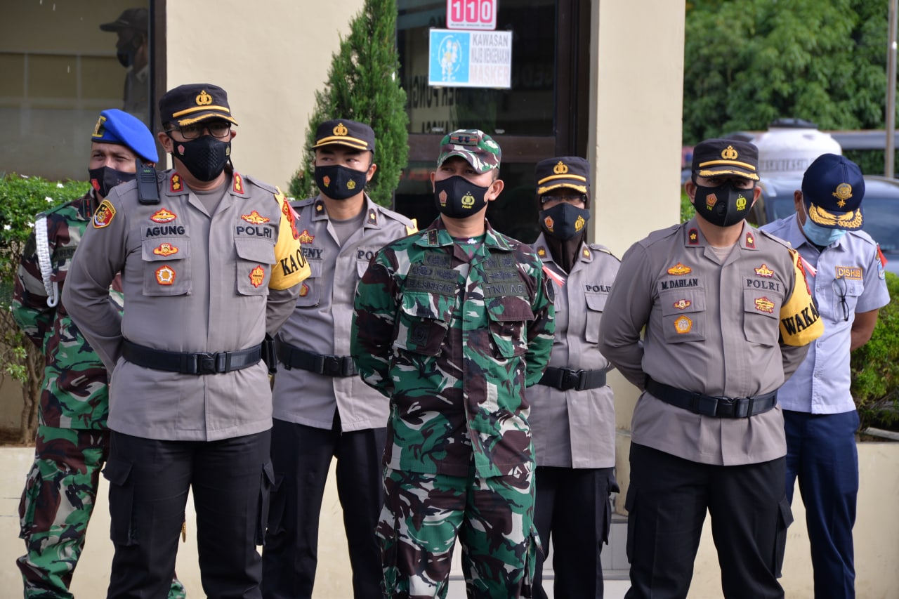 Dandim 0104/Atim Hadiri Apel Gelar Pasukan Operasi Ketupat Seulawah 2021