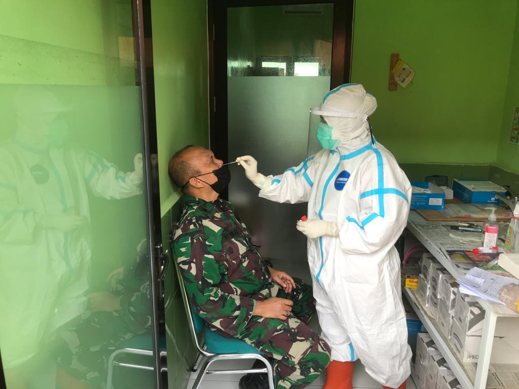 Personel Kudam IM Jalani Swab PCR Covid-19