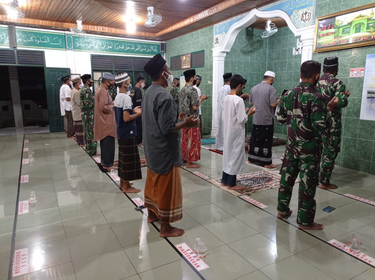 Do’akan Warga Yang Meninggal Akibat Virus Covid-19, Kodim 0102/Pidie Gelar Shalat Ghaib